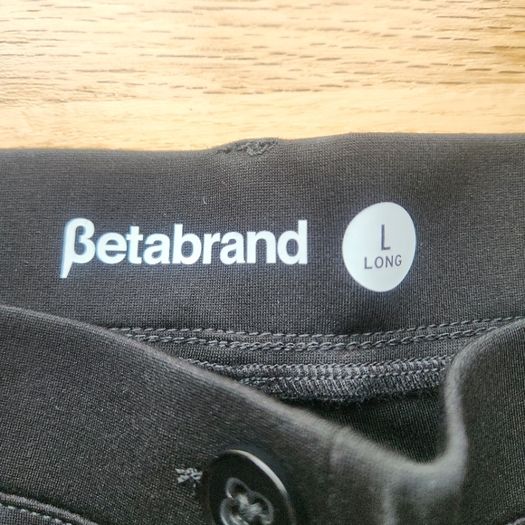 NWT BetaBrand Boot Cut Yoga Black Dress Pant - Picture 4 of 11